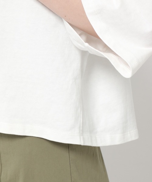 mysty woman(ミスティウーマン)の「コラボフォトプリントショートTシャツ 294679(Tシャツ/カットソー・レディース・ホワイト系2/ホワイト系5/ホワイト系8・FREE)」の19枚目の写真