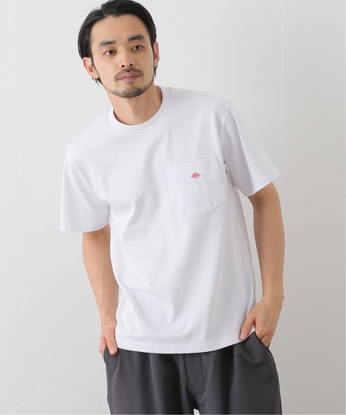 DANTON(ダントン)の「【DANTON / ダントン】 クルーネックポケット Tシャツ(Tシャツ/カットソー・メンズ・ホワイト/チャコールグレー/ベージュ/ネイビー/サックスブルー/アイボリー・40/38/42)」の22枚目の写真
