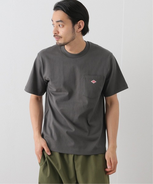DANTON(ダントン)の「【DANTON / ダントン】 クルーネックポケット Tシャツ(Tシャツ/カットソー・メンズ・ホワイト/チャコールグレー/ベージュ/ネイビー/サックスブルー/アイボリー・40/38/42)」の7枚目の写真
