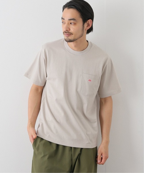 DANTON(ダントン)の「【DANTON / ダントン】 クルーネックポケット Tシャツ(Tシャツ/カットソー・メンズ・ホワイト/チャコールグレー/ベージュ/ネイビー/サックスブルー/アイボリー・40/38/42)」の11枚目の写真