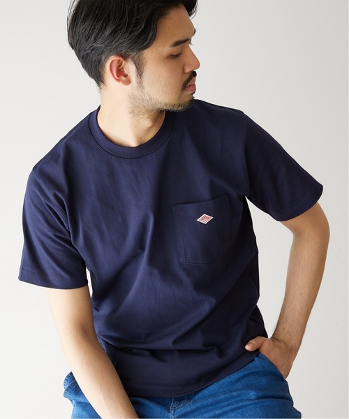 DANTON(ダントン)の「【DANTON / ダントン】 クルーネックポケット Tシャツ(Tシャツ/カットソー・メンズ・ホワイト/チャコールグレー/ベージュ/ネイビー/サックスブルー/アイボリー・40/38/42)」の14枚目の写真
