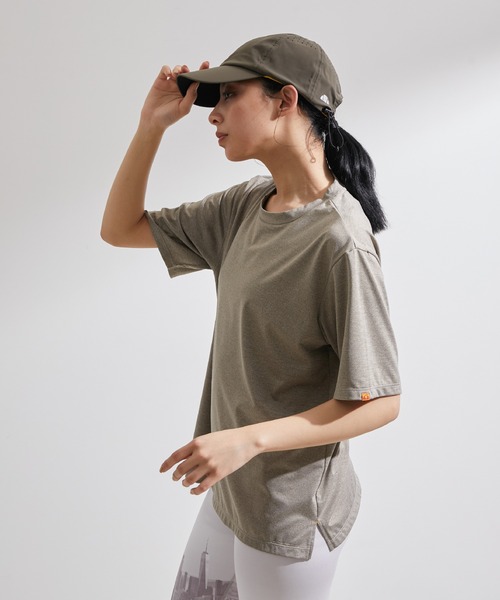 ellesse(エレッセ)の「【ellesse×NERGY】UVキャップ(ハット・レディース・ホワイト/カーキ・FREE)」の3枚目の写真