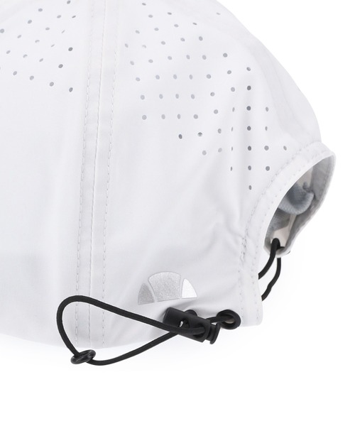 ellesse(エレッセ)の「【ellesse×NERGY】UVキャップ(ハット・レディース・ホワイト/カーキ・FREE)」の4枚目の写真