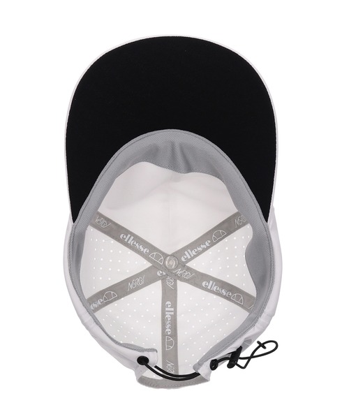 ellesse(エレッセ)の「【ellesse×NERGY】UVキャップ(ハット・レディース・ホワイト/カーキ・FREE)」の5枚目の写真