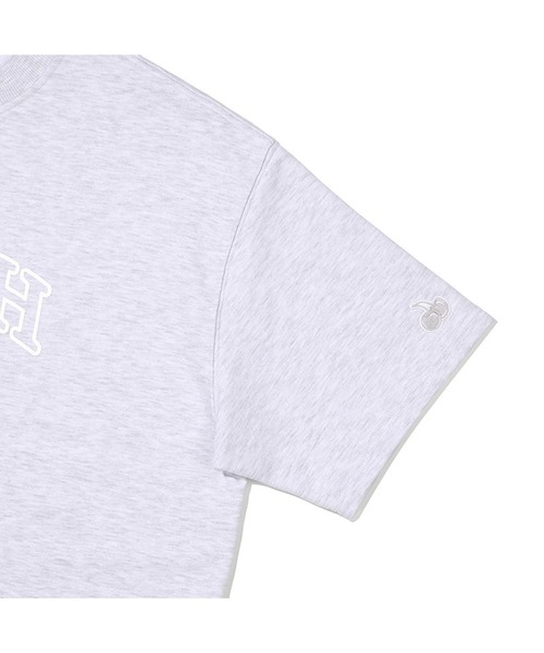 KIRSH（キルシー）の「KIRSH ARCH LOGO CHERRY SHORT SLEEVE SWEAT キルシーアーチロゴチェリー半袖スウェット（Tシャツ/カットソー・レディース・ライトグレー/ネイビー・ONE SIZE）」の13枚目の写真