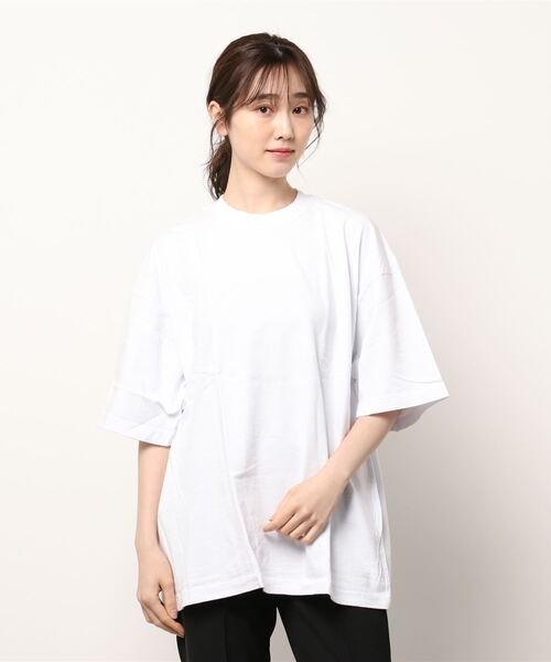 tone(トーン)の「【HEAVYWEIGHT COLLECTIONS/ヘビーウェイトコレクションズ】THE ORIGINAL CLASSIC FIT TEE(UN)(Tシャツ/カットソー・レディース・ホワイト/ブラック/ベージュ/ネイビー/イエロー/オレンジ/マルーン・SMALL/MEDIUM/LARGE/X-LARGE)」の2枚目の写真