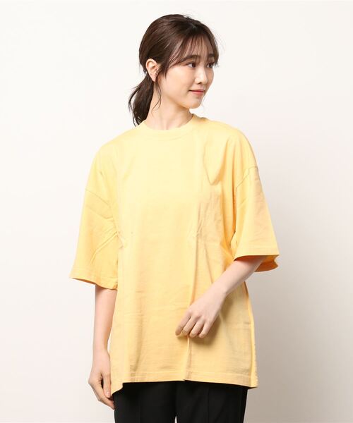 tone(トーン)の「【HEAVYWEIGHT COLLECTIONS/ヘビーウェイトコレクションズ】THE ORIGINAL CLASSIC FIT TEE(UN)(Tシャツ/カットソー・レディース・ホワイト/ブラック/ベージュ/ネイビー/イエロー/オレンジ/マルーン・SMALL/MEDIUM/LARGE/X-LARGE)」の5枚目の写真