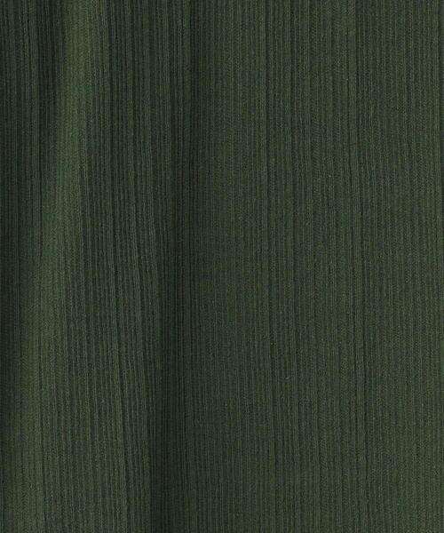 BEAUTY&YOUTH UNITED ARROWS（ビューティーアンドユースユナイテッドアローズ）の「コットンテレコ バックホール ショートスリーブカットソー（Tシャツ/カットソー・レディース・ブラック/オフホワイト/ダークグリーン・FREE）」の20枚目の写真