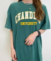 カレッジロゴプリントTシャツ