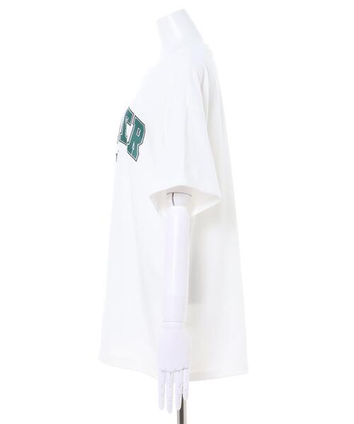 INGNI（イング）の「カレッジロゴプリントTシャツ（Tシャツ/カットソー・レディース・レッド/グリーン/ホワイト×グリーン/ホワイト×ブルー・M）」の11枚目の写真