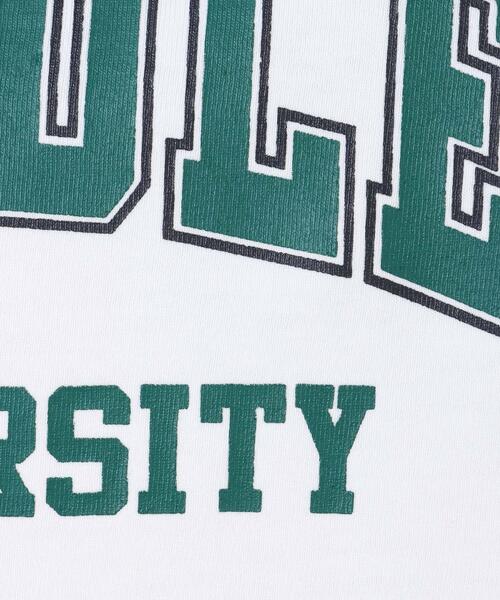 INGNI（イング）の「カレッジロゴプリントTシャツ（Tシャツ/カットソー・レディース・レッド/グリーン/ホワイト×グリーン/ホワイト×ブルー・M）」の9枚目の写真