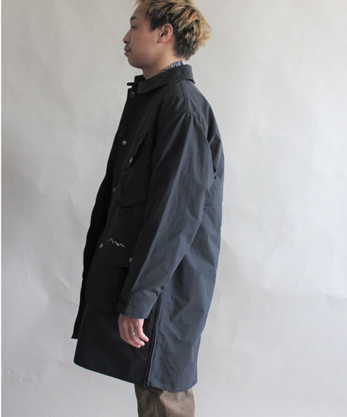 L.H.P Private Brand(エルエイチピープライベートブランド)の「MANASTASH/マナスタッシュ DRUNKEN JACKET ドランケンジャケット 7112100(ステンカラーコート・メンズ・ブラック・LARGE)」の5枚目の写真