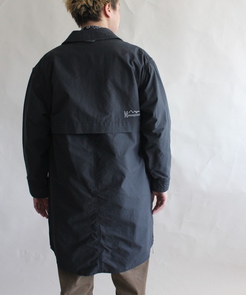 L.H.P Private Brand(エルエイチピープライベートブランド)の「MANASTASH/マナスタッシュ DRUNKEN JACKET ドランケンジャケット 7112100(ステンカラーコート・メンズ・ブラック・LARGE)」の4枚目の写真