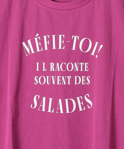 SHIPS any（シップス エニィ）の「SHIPS any: エスプリ ロゴ Tシャツ（Tシャツ/カットソー・レディース・グレー/グリーン/ネイビー/ピンク/ワインレッド・ONE SIZE）」の11枚目の写真