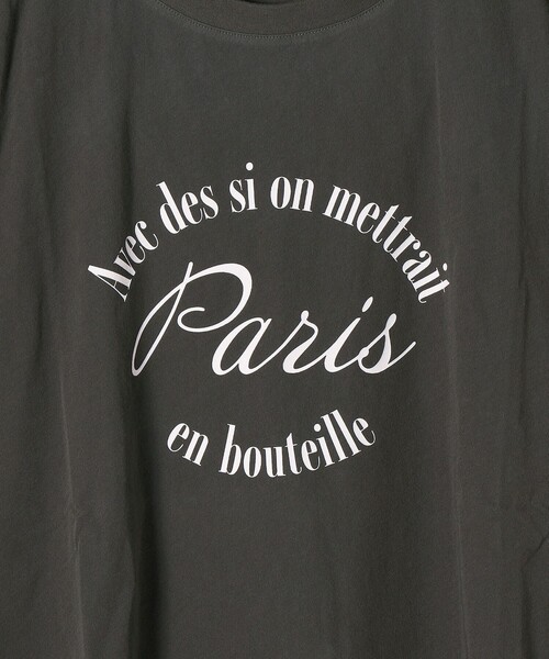 SHIPS any（シップス エニィ）の「SHIPS any: エスプリ ロゴ Tシャツ（Tシャツ/カットソー・レディース・グレー/グリーン/ネイビー/ピンク/ワインレッド・ONE SIZE）」の13枚目の写真