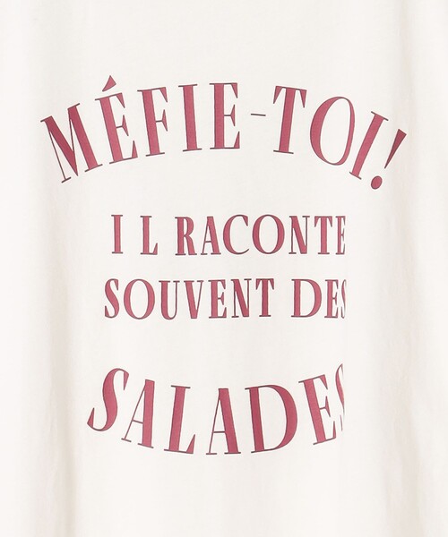 SHIPS any（シップス エニィ）の「SHIPS any: エスプリ ロゴ Tシャツ（Tシャツ/カットソー・レディース・グレー/グリーン/ネイビー/ピンク/ワインレッド・ONE SIZE）」の15枚目の写真