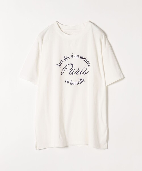 SHIPS any（シップス エニィ）の「SHIPS any: エスプリ ロゴ Tシャツ（Tシャツ/カットソー・レディース・グレー/グリーン/ネイビー/ピンク/ワインレッド・ONE SIZE）」の17枚目の写真