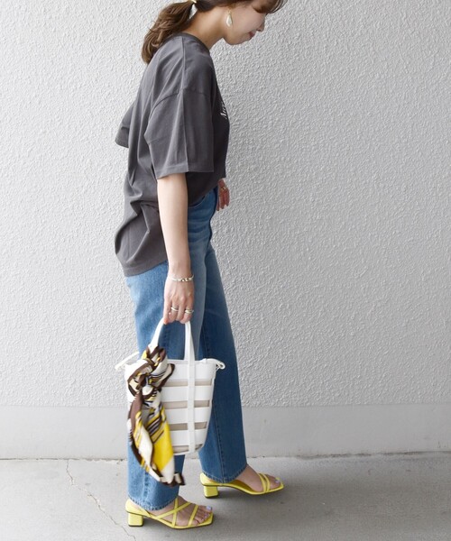 SHIPS any（シップス エニィ）の「SHIPS any: エスプリ ロゴ Tシャツ（Tシャツ/カットソー・レディース・グレー/グリーン/ネイビー/ピンク/ワインレッド・ONE SIZE）」の22枚目の写真