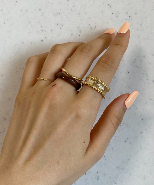 ciite'（シーテ）の「べっ甲リング 4セット（リング）」 - WEAR