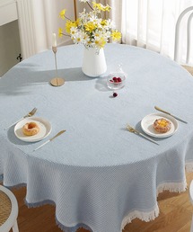 aimoha（アイモハ）の「ワッフル生地フリンジテーブルクロス（ランチョンマット/テーブルウェア）」