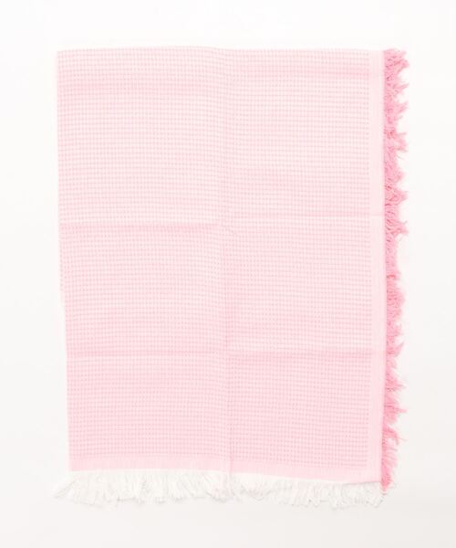 aimoha（アイモハ）の「ワッフル生地フリンジテーブルクロス（ランチョンマット/テーブルウェア・レディース・グレー/ピンク/イエロー/ブルー/チョコ・FREE）」の10枚目の写真