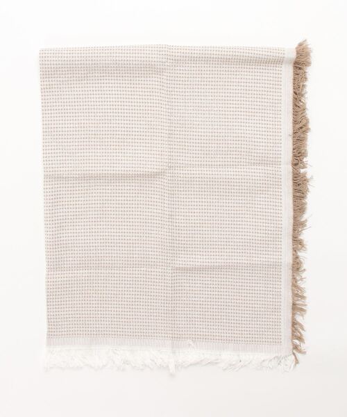 aimoha（アイモハ）の「ワッフル生地フリンジテーブルクロス（ランチョンマット/テーブルウェア・レディース・グレー/ピンク/イエロー/ブルー/チョコ・FREE）」の7枚目の写真