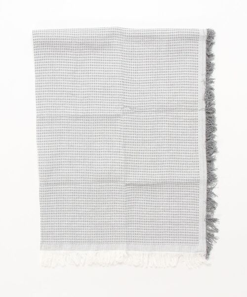 aimoha（アイモハ）の「ワッフル生地フリンジテーブルクロス（ランチョンマット/テーブルウェア・レディース・グレー/ピンク/イエロー/ブルー/チョコ・FREE）」の6枚目の写真