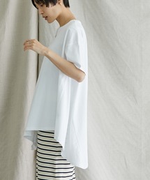 AMERICAN HOLIC | イレヘムフレアライン半袖カットプルオーバー(Tシャツ/カットソー)