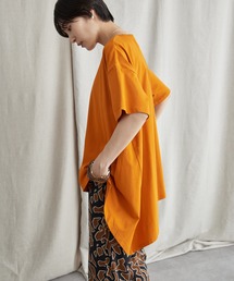 AMERICAN HOLIC | イレヘムフレアライン半袖カットプルオーバー(Tシャツ/カットソー)