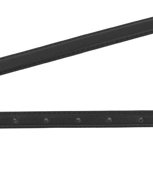 PUNYUS(プニュズ)の「フェィクレザーベルト(ベルト・レディース・ブラック・1/4)」の3枚目の写真