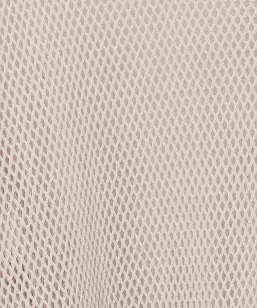 Utusiyo（ウツシヨ）の「mesh long sleeve  澆薄（Tシャツ/カットソー・メンズ・ホワイト/ブラック・FREE）」の18枚目の写真