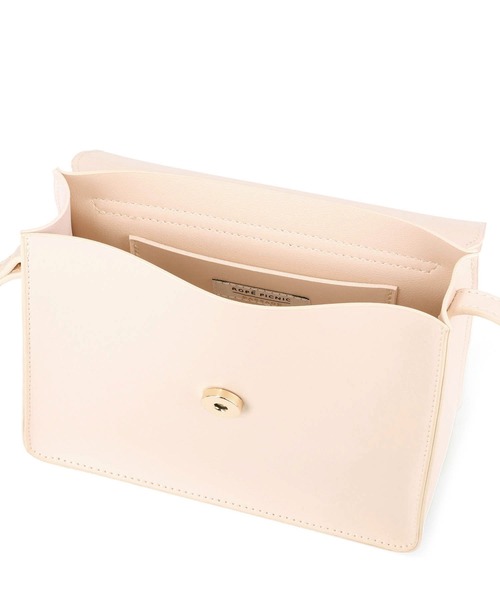 ROPE' PICNIC（ロペピクニック）の「メタルエンブレムスクエアミニショルダーバッグ（ショルダーバッグ・レディース・ブラック/キナリ/ブラウン系その他3・FREE）」の13枚目の写真