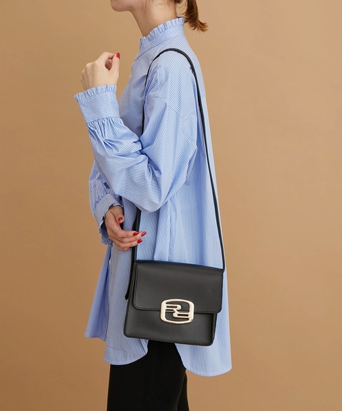 ROPE' PICNIC（ロペピクニック）の「メタルエンブレムスクエアミニショルダーバッグ（ショルダーバッグ・レディース・ブラック/キナリ/ブラウン系その他3・FREE）」の19枚目の写真