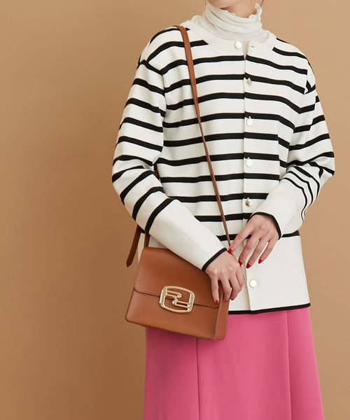 ROPE' PICNIC（ロペピクニック）の「メタルエンブレムスクエアミニショルダーバッグ（ショルダーバッグ・レディース・ブラック/キナリ/ブラウン系その他3・FREE）」の21枚目の写真