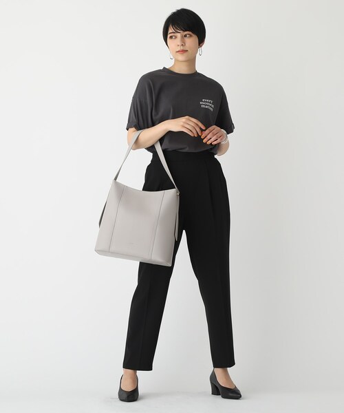 OPAQUE.CLIP（オペークドットクリップ）の「◆ワンショルダーバッグ【A4サイズ収納可能】（ショルダーバッグ・レディース・ブラック/ベージュ/グレー・00）」の8枚目の写真