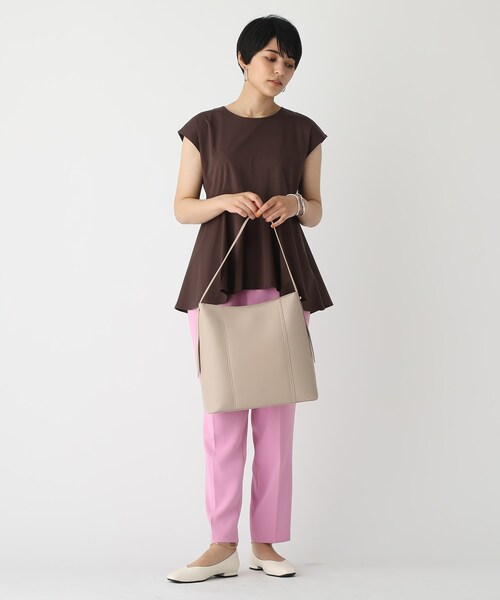 OPAQUE.CLIP（オペークドットクリップ）の「◆ワンショルダーバッグ【A4サイズ収納可能】（ショルダーバッグ・レディース・ブラック/ベージュ/グレー・00）」の9枚目の写真