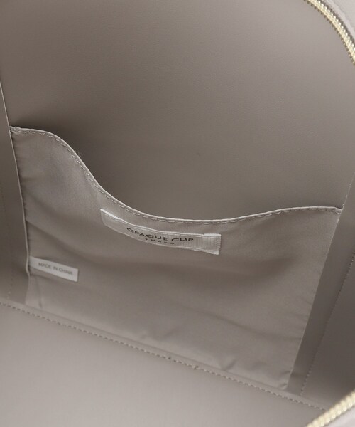 OPAQUE.CLIP（オペークドットクリップ）の「◆ワンショルダーバッグ【A4サイズ収納可能】（ショルダーバッグ・レディース・ブラック/ベージュ/グレー・00）」の13枚目の写真