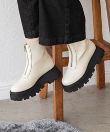 JEANASIS（ジーナシス）の「センターZIPビガーブーツ/125651（ブーツ・レディース）」