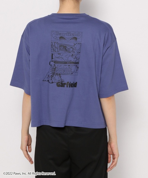 PAGEBOY(ページボーイ)の「GARFIELDアメリカンTシャツ(Tシャツ/カットソー・レディース・ブルー・FREE)」の7枚目の写真