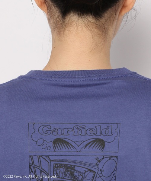 PAGEBOY(ページボーイ)の「GARFIELDアメリカンTシャツ(Tシャツ/カットソー・レディース・ブルー・FREE)」の8枚目の写真