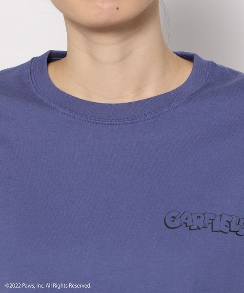 PAGEBOY(ページボーイ)の「GARFIELDアメリカンTシャツ(Tシャツ/カットソー・レディース・ブルー・FREE)」の9枚目の写真