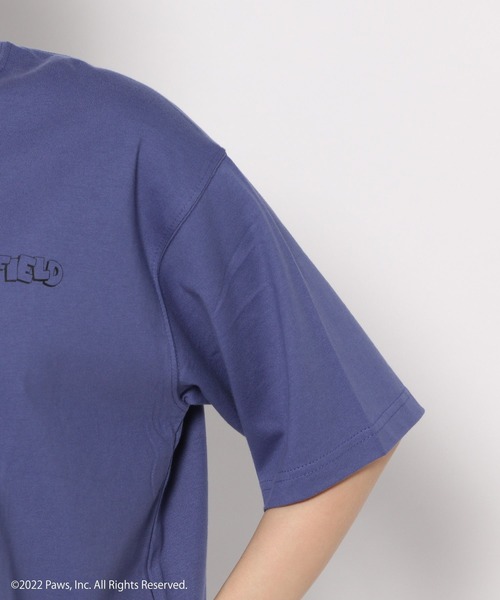 PAGEBOY(ページボーイ)の「GARFIELDアメリカンTシャツ(Tシャツ/カットソー・レディース・ブルー・FREE)」の10枚目の写真