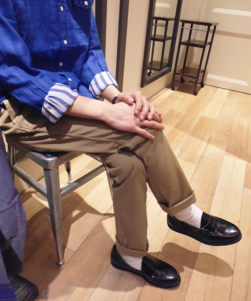 CIAOPANIC TYPY(チャオパニックティピー)の「ムラストレッチトラウザー(その他パンツ・メンズ・ブルー/ネイビー/ホワイト/ベージュ・MEDIUM/SMALL/LARGE)」の3枚目の写真