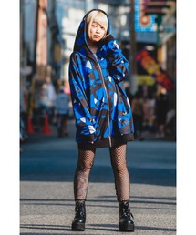 ★ankoROCK★ 黒と白と赤と青とテディベアと。パーカー ankoROCK（アンコロック）の「さるぐつわテディベアプルオーバー