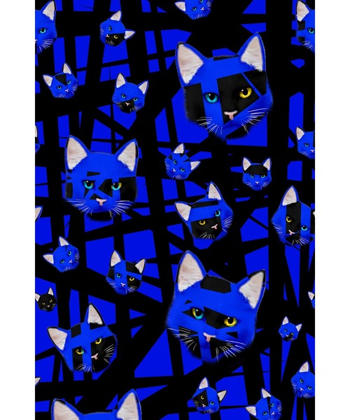 ankoROCK（アンコロック）の「黒と青と黒猫と。パーカー -スーパー