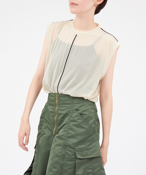 トップス CLANE SOFT SHEER COMPACT TOPS SOFT SHEER COMPACT TOPS｜TOPS(トップス)｜CLANE OFFICIAL