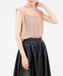 CLANE（クラネ）の「CLANE LINE SHEER N/S TOPS（タンクトップ