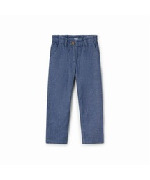 リネン&コットンツイルパンツ