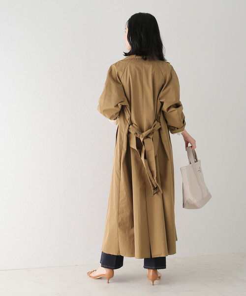 plage（プラージュ）の「DAMAGE TAFFETA トレンチ（トレンチコート・レディース・キャメル・38/36）」の22枚目の写真