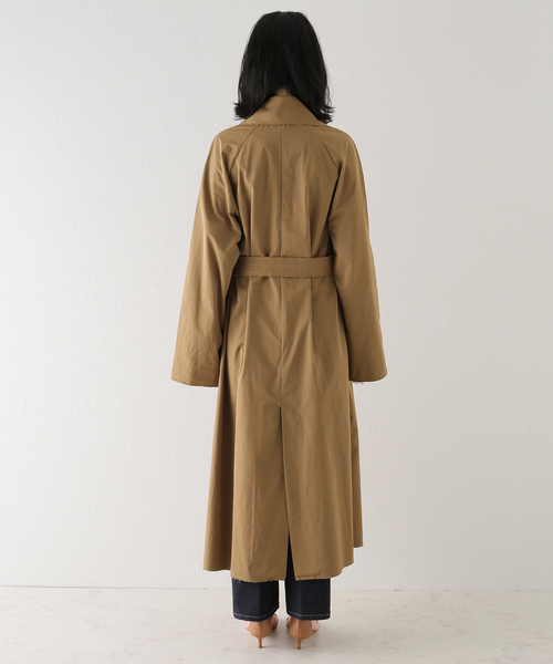 plage（プラージュ）の「DAMAGE TAFFETA トレンチ（トレンチコート・レディース・キャメル・38/36）」の8枚目の写真